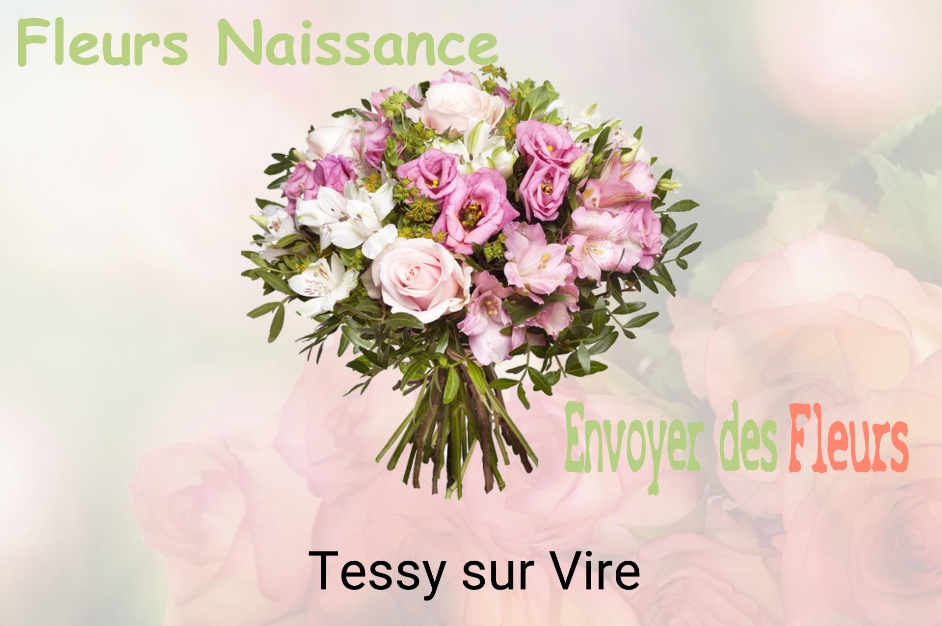 Bouquet de fleurs de naissance livré à Tessy-sur-Vire